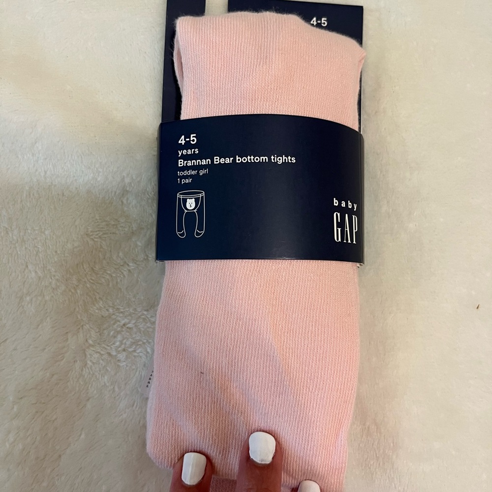 GAP baby pink tights for 4-5 year old toddler. Never used
